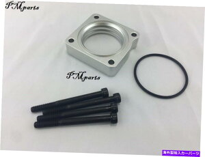 Throttle Body シルバービレットアルミニウムスロットルボディスペーサーフィット2012-15ホンダシビックSI 2.4L K24Z Silver Billet Aluminum Throttle Body Spacer fit 2012-15 Honda Civic SI 2.4L K24Z