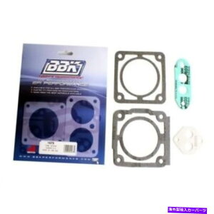 Throttle Body BBK 1573 1986-1993�}�X�^���O�X���b�g���{�f�B�K�X�P�b�g�Z�b�g�A75mm�A�R���|�W�b�g BBK 1573 1986-1993 Mustang Throttle Body Gasket Set, 75mm, Composite�y���s�A���i�z