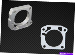 Throttle Body TSスロットルボディスペーサーガスケットコンボシルバーホンダシビックSI 1999-2000 TS THROTTLE BODY SPACER GASKET COMBO SILVER HONDA CIVIC SI 1999-2000