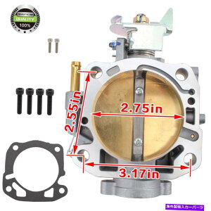 Throttle Body �z���_B/D/H/F�V���[�Y309-05-1050 1.6L��1x 70mm�A���t�@�V���[�Y�X���b�g���{�f�B 1X 70mm Alpha Series Throttle Body for Honda B/D/H/F Series 309-05-1050 1.6L�y���s�A���i�z