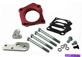 Throttle Body 96-02トヨタ4runner 4ランナー3.6Lのレッドビレットアルミニウムスロットルボディスペーサー Red Billet Aluminum Throttle Body Spacer For 96-02 Toyota 4Runner 4 Runner 3.6L