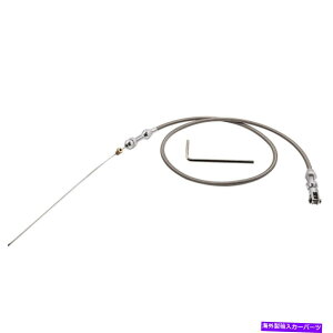 Throttle Body 36 "�X�e�����X�X�`�[���u���b�N�X���b�g���P�[�u��Chevy LS1 4.8 5.3 5.7 6.0�G���W��LS 36" Stainless Steel Black Throttle Cable for Chevy LS1 4.8 5.3 5.7 6.0 Engine LS