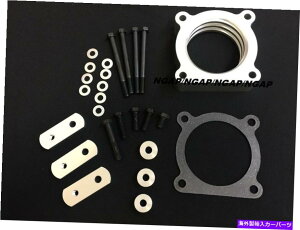 Throttle Body �g���^FJ�N���[�U�[�^�R�}4runner 4.0l�̃V���o�[�A���~�j�E���X���b�g���{�f�B�X�y�[�T�[ Silver Aluminum Throttle Body Spacer For Toyota FJ Cruiser Tacoma 4Runner 4.0L�y���s�A���i�z