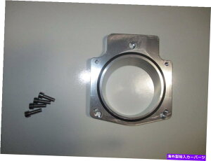 Throttle Body �A���~�j�E��92mm�A�_�v�^�[�v���[�g-3�{���g�X���b�g���{�f�B�ւ�3�{���g�ێ�-LS1 LS6 LQ9 Aluminum 92mm Adapter Plate - 3 Bolt Intake to 4 Bolt Throttle Body -LS1 LS6 LQ9�y���s�A���i�z