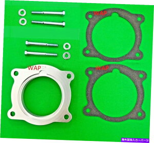 Throttle Body �V���o�[�X���b�g���{�f�B�X�y�[�T�[�t�B�b�g�V�{���[�G�N�C�m�b�N�X�A08-11�}���u�A�g���o�[�XV6 3.6L SILVER Throttle Body Spacer Fit CHEVROLET EQUINOX,08-11 MALIBU, TRAVERSE V6 3.6L�y���s�A���i�z