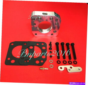 Throttle Body シルバースロットルボディスペーサーフィット93-00ホンダシビックSOHC VTEC NONVTEC 1.5L 1.6L Silver Throttle Body Spacer Fit 93-00 Honda Civic SOHC VTEC Non-VTEC 1.5L 1.6L