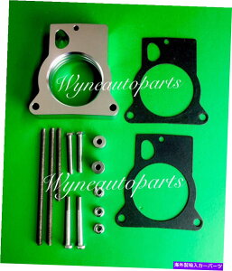 Throttle Body 96-05 GMC Chevy Sonoma S10 Blazer 4.3L V6�Ȃǂ̃V���o�[�X���b�g���{�f�B�X�y�[�T�[ Silver Throttle Body Spacer For 96-05 GMC Chevy Sonoma S10 Blazer 4.3L V6 & More�y���s�A���i�z