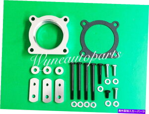 Throttle Body �g���^FJ�N���[�U�[�^�R�}4runner 4.0l�̃V���o�[�A���~�j�E���X���b�g���{�f�B�X�y�[�T�[ Silver Aluminum Throttle Body Spacer For Toyota FJ Cruiser Tacoma 4Runner 4.0L�y���s�A���i�z