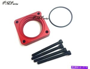 Throttle Body レッドビレットアルミニウムスロットルボディスペーサーフィット2012-15ホンダシビックSI 2.4L K24Z Red Billet Aluminum Throttle Body Spacer fit 2012-15 Honda Civic SI 2.4L K24Z