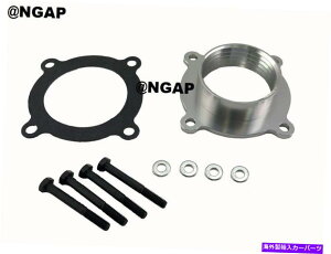Throttle Body 07-12�_�b�W�_�R�^����1500�j�g��3.7L V6�̃V���o�[�r���b�g�X���b�g���{�f�B�X�y�[�T�[ Silver Billet Throttle Body Spacer For 07-12 Dodge Dakota Ram 1500 Nitro 3.7L V6�y���s�A���i�z