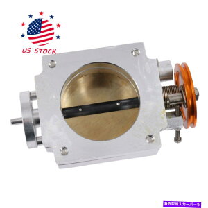 Throttle Body 80mm 3.15 "Xbg{fBCe[NVo[}jz[hptH[}XnCt[jo[T 80MM 3.15" Throttle Body Intake Silver Manifold Performance High Flow Universal