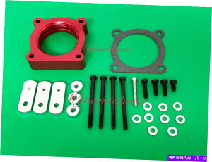 Throttle Body �g���^FJ�N���[�U�[�^�R�}4runner 4.0L�̃��b�h�A���~�j�E���X���b�g���{�f�B�X�y�[�T�[ RED Aluminum Throttle Body Spacer For Toyota FJ Cruiser Tacoma 4Runner 4.0L�y���s�A���i�z
