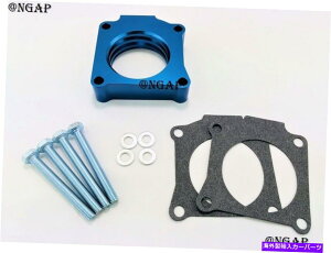 Throttle Body �u���[�X���b�g���{�f�B�X�y�[�T�[�t�B�b�g00-04�g���^�J���[���Z���J�}�g���b�N�X�o�C�u1.8L DOHC Blue Throttle Body Spacer Fit 00-04 Toyota Corolla Celica Matrix Vibe 1.8L DOHC�y���s�A���i�z
