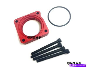 Throttle Body レッドパワーフロービレットスロットルボディスペーサーフィット12-15ホンダシビックSI 2.4L K24Z7 Red Power Flow Billet Throttle Body Spacer Fit 12-15 Honda Civic SI 2.4L K24Z7