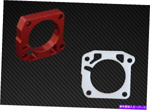 Throttle Body TSスロットルボディスペーサーガスケットコンボレッドホンダシビックSI 1999-2000 TS THROTTLE BODY SPACER GASKET COMBO RED HONDA CIVIC SI 1999-2000