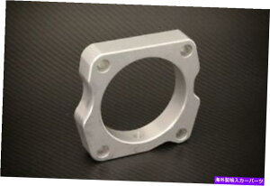 Throttle Body トルクソリューションスロットルボディスペーサー(シルバー)はホンダシビックSI 12-15に適合します Torque Solution Throttle Body Spacer (Silver) Fits Honda Civic SI 12-15