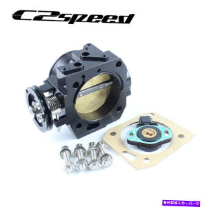 Throttle Body 70mmアルミニウム吸気マニホールドスロットルボディ+ホンダシビックSI KシリーズK20用TPS 70MM Aluminum Intake Manifold Throttle Body+TPS For Honda Civic Si K-Series K20