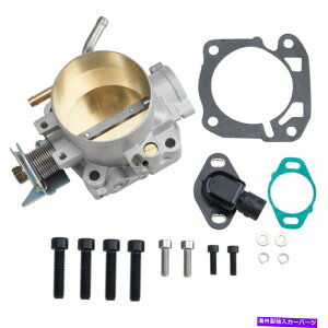 Throttle Body �z���_B16/B18/D15/D16/H22/F20 70mm TPS�Z���T�[�t���A���~�j�E���X���b�g���{�f�B�̏ꍇ For Honda B16/B18/D15/D16/H22/F20 70mm Aluminum Throttle Body with TPS Sensor�y���s�A���i�z