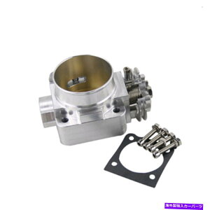 Throttle Body �O�H�����T�[�̂��߂�70mm�A���~�j�E���X���b�g���{�f�BEVO 4 5 6 4G63T 96-00 70MM Aluminum Throttle Body For Mitsubishi Lancer Evo 4 5 6 4G63T 96-00�y���s�A���i�z