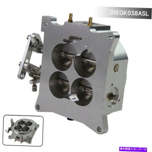 Throttle Body CNC�r���b�g1000cfm 4150�t�����W�L���u���^�[�X���b�g���{�f�B1.75 �R�A4�o����SL CNC Billet 1000CFM 4150 Flange Carburetor Throttle Body 1.75 Core 4 Barrel SL�y���s�A���i�z