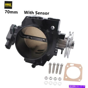 Throttle Body BK 70mm TPSスロットルボディシビックSI K-SERIES K20 ENGINE ACURA RSX用センサー BK 70mm TPS Throttle Body w/ Sensor For Civic Si K-Series K20 Engine Acura RSX