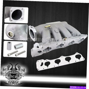Throttle Body 06-11のシビックSI 2.0 FA K20Z3鋳造アルミニウム70mm空気吸気マニホールドKシリーズ For 06-11 Civic Si 2.0 Fa K20Z3 Cast Aluminum 70mm Air Intake Manifold K-Series