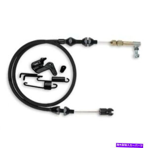Throttle Body Lokar XDP1000HT 24 DUO -PAK�X���b�g���P�[�u���L�b�g - �u���b�N�X�e�����X�n�E�W���O Lokar XDP1000HT 24 Duo-Pak Throttle Cable Kit - Black Stainless Housing�y���s�A���i�z