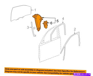 Window Regulator �V�{���[GM OEM 06-13�C���p���t�����g�h�A�E�B���h�E���M�����[�^�[22894021 Chevrolet GM OEM 06-13 Impala Front Door-Window Regulator 22894021�y���s�A���i�z