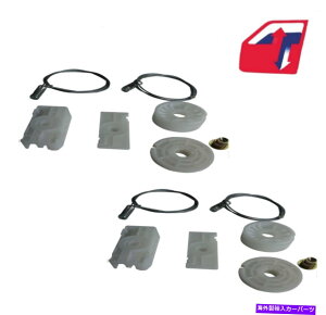 Window Regulator 1999N2005Ñ|VF911Ro[`uAM[^[W/T[[C2Lbg Fits 1999-2005 Porsche 911 Convertible Rear Regulator w/t Roller Repair 2 Kits