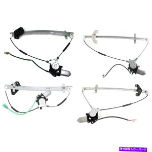 Window Regulator 2002N2006Ñz_CR-V̂߂ɁA4 PCtgA4 PCtgÃZbg̐VEBhEM[^[Zbg New Window Regulators Set of 4 pc front rear left right for 2002-200