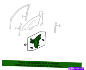 Window Regulator Honda 72250-SDN-A03hAp[EBhEM[^03-07AR[hN[y Honda 72250-SDN-A03 Left Door Power Window Regulator For 03-07 Accord Coupe