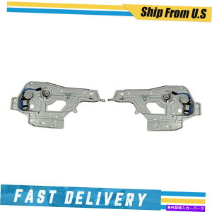 Window Regulator �t�����g�h�A�p���[�E�B���h�E���M�����[�^�[��2�̐V�����t�B�b�g�̃��[�^�[�y�A�Z�b�g01-06�T���^�t�F Front Door Power Window Regulator & Motor Pair Set of 2 NEW Fits 01-06 Santa Fe