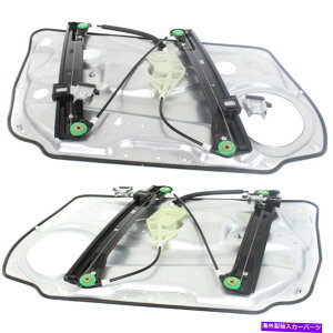 Window Regulator 2�̃E�B���h�E���M�����[�^�[�̃y�A�Z�b�g�́A�����Z�f�XC�N���XE�̍��ƉE�ʂ̐��� Pair Set of 2 Window Regulators Front Left-and-Right for Mercedes C Class E