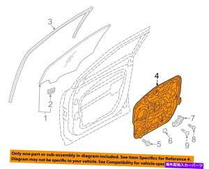 Window Regulator �q�����_�COEM 13-14�T���^�t�F�t�����g�h�A�E�B���h�E���M�����[�^�[824712W010 HYUNDAI OEM 13-14 Santa Fe Front Door-Window Regulator 824712W010�y���s�A���i�z