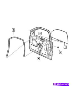 Window Regulator {MopartghAEBhEM[^68059645ABɎc܂ Genuine Mopar Front Door Window Regulator Left 68059645AB