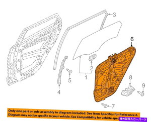 Window Regulator Hyundai OEM 2016 Tucson Glass-Rear Door-Window Regulator Module Right 83481D3000 HYUNDAI OEM 2016 Tucson Glass-Rear Door-Window Regulator Module Right 83481D3000�y���s�A���i�z