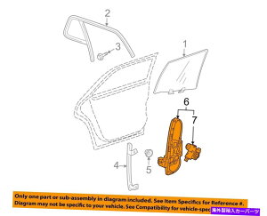 Window Regulator Cadillac GM OEM 06-11 DTS���A�h�A�E�B���h�E���M�����[�^�[25980843 Cadillac GM OEM 06-11 DTS Rear Door-Window Regulator 25980843�y���s�A���i�z