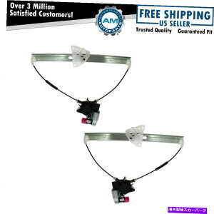 Window Regulator }c_6}Y_Xs[hp̃[^[yAh[}tghAp[EBhEM[^[ Dorman Front Door Power Window Regulator with Motor Pair for Mazda 6 MazdaSpeed