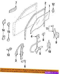 Window Regulator Ford OEM 91-96GXR[gKXn[hEFAEBhEM[^[EF1CZ5823200B FORD OEM 91-96 Escort Glass Hardware-Window Regulator Right F1CZ5823200B