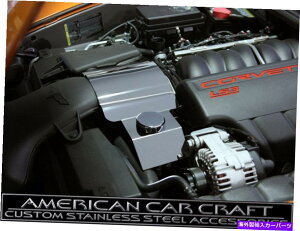 Throttle Body 2008-13RxbgꂽXeXGWXbg{fBJo[ACXg[̃Xibv 2008-13 Corvette Polished Stainless Engine Throttle Body Cover, Snap On Install