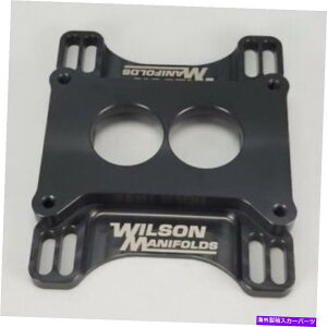 Throttle Body EB\}jz[h044111 1e[p[y2300 2BBL4150 4BBLA_v^[ Wilson Manifolds 044111 1 Tapered Lightweight 2300 2BBL To 4150 4BBL Adapter