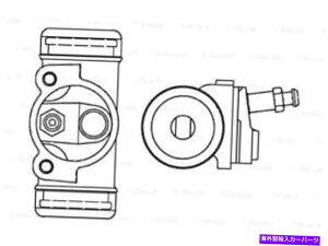 Wheel Cylinder {bVAzC[u[LV_[E25,4mmtBbgg^nCZnCbNX1995- BOSCH Rear Wheel Brake Cylinder RIGHT 25,4mm Fits TOYOTA Hiace Hilux 1995-