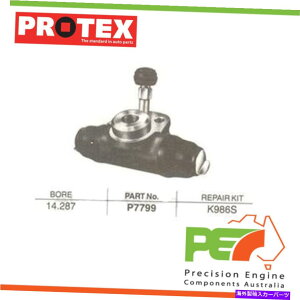 Wheel Cylinder new * Protex *{NX[QpT[g2D CPE FWDpu[LzC[V_[A New *PROTEX* Brake Wheel Cylinder-Rear For VOLKSWAGEN PASSAT 2D Cpe FWD