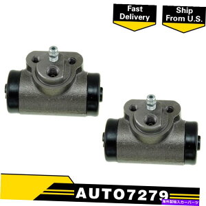 Wheel Cylinder ドーマン - シボレーのための最初の停留所リア2PCSドラムブレーキホイールシリンダー2005-2008 Dorman - First Stop Rear 2PCS Drum Brake Wheel Cylinder For Chevrolet 2005-2008