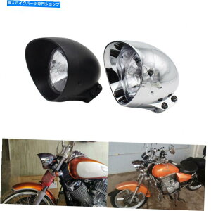 Headlight 6.5 �n�[���[�N���[�Y�`���b�p�[�z���_�X�e�B�[�h�V���h�E�J�X�^���̒e�ۃw�b�h���C�g 6.5 Bullet Headlight For Harley Cruise Chopper Honda Steed Shadow Custom�y���s�A���i�z