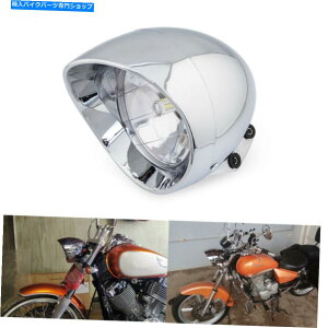 Headlight n[[N[Y`bp[z_XeB[hVhEJX^pChrome Bullet HeadlightLED LED Chrome Bullet Headlight For Harley Cruise Chopper Honda Steed Shadow Custom
