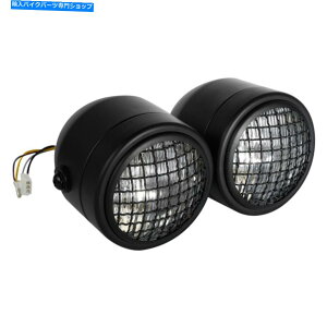 Headlight Moto Front Dual Headlight Lamp�X�g���[�g�t�@�C�^�[�J�t�F���[�T�[�_�[�g�o�C�N�̂��߂̃w�b�h���C�g Moto Front Dual Headlight Lamp Head Light For Streetfighter Cafe Racer Dirt Bike�y���s�A���i�z