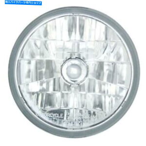 Headlight �A�W���[��T70100�N���A�����Y7 �_�C�������h�J�b�g�A�C�X�I�[�g�o�C�w�b�h���C�gH4�d���t�� Adjure T70100 Clear Lens 7 Diamond Cut Ice Motorcycle Headlight with H4 Bulb�y���s�A���i�z