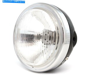 Headlight �ɐB�z���_�n���Q���w�b�h���C�g�A�Z���u��-Black -CB650 CB750 CB900 GL1100 Reproduction Honda Halogen Headlight Assembly - Black - CB650 CB750 CB900 GL1100�y���s�A���i�z