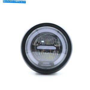 Headlight ���j�o�[�T��6.8 ''�I�[�g�o�CLED�w�b�h���C�g�J�t�F���[�T�[HI/LO�r�[���w�b�h�����v�c�[�����O Universal 6.8'' Motorcycle LED Headlight Cafe Racer Hi/Lo Beam Headlamp Touring�y���s�A���i�z